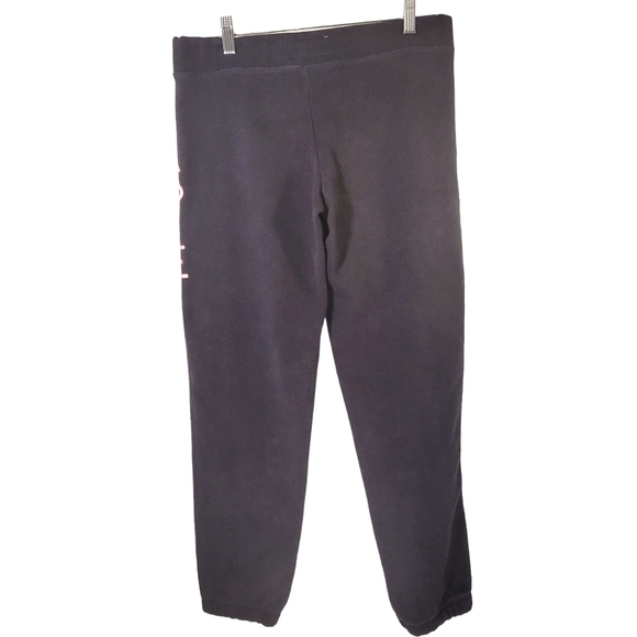 Aeropostale Joggers Lounge Pants Medium Navy Blue Pink 💕 - Picture 4 of 5